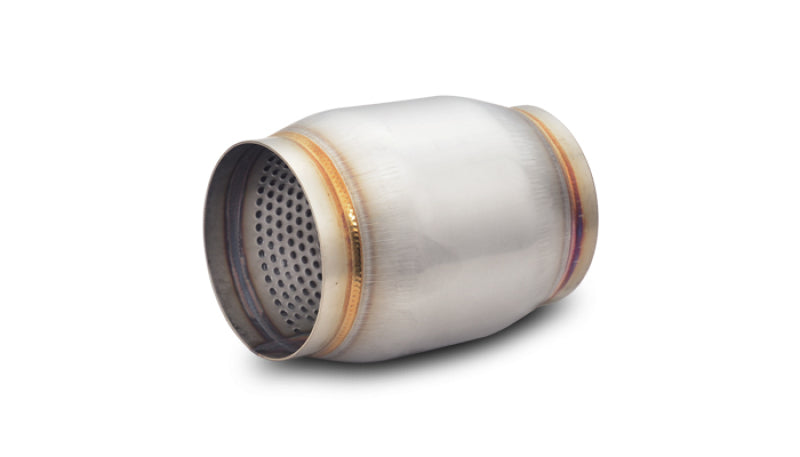 Vibrant SS Race Muffler 3in inlet/outlet x 5in long