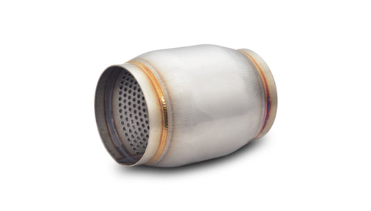 Vibrant SS Race Muffler 3.5in inlet/outlet x 5in long