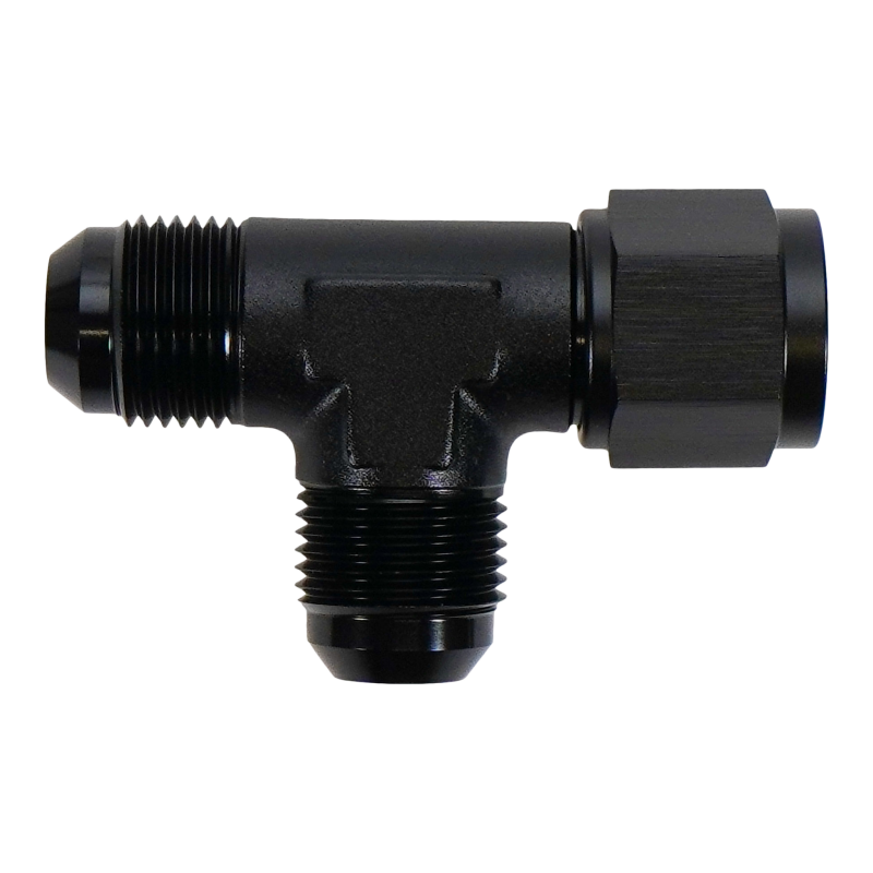 DeatschWerks 10AN Male Flare to Female Flare Swivel Tee on Straight