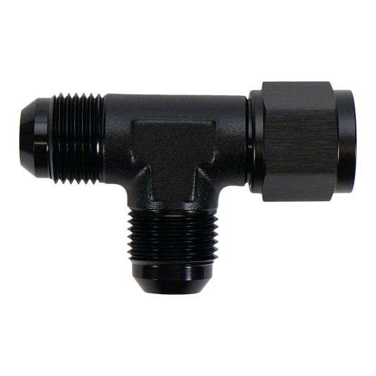 DeatschWerks 10AN Male Flare to Female Flare Swivel Tee on Straight