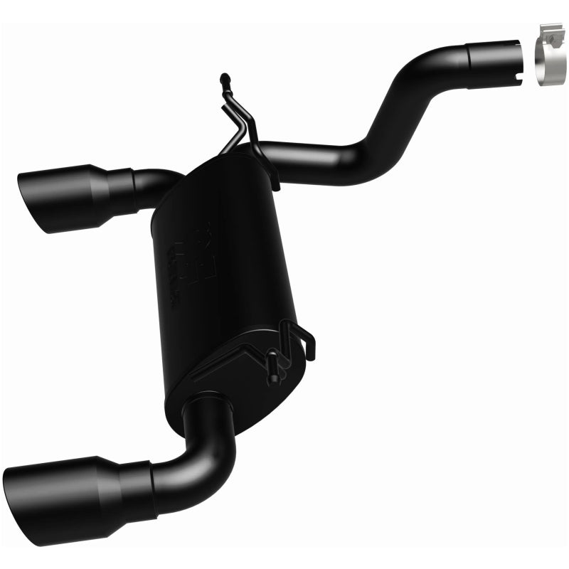 MagnaFlow 19388 2018+ Jeep Wrangler 3.6L Dual Black Tip Axle-Back Exhaust - #19388