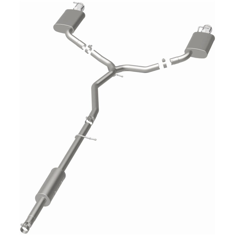 MagnaFlow 15467 11-13 Ford Explorer V6 3.5L SS Catback Exhaust Dual Split Rear Exit w/ 3.5in SS Tips - #15467