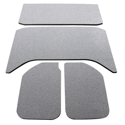 DEI for 2011-2018 Jeep Wrangler JK 4-Door Boom Mat Headliner - 4 Piece - Gray