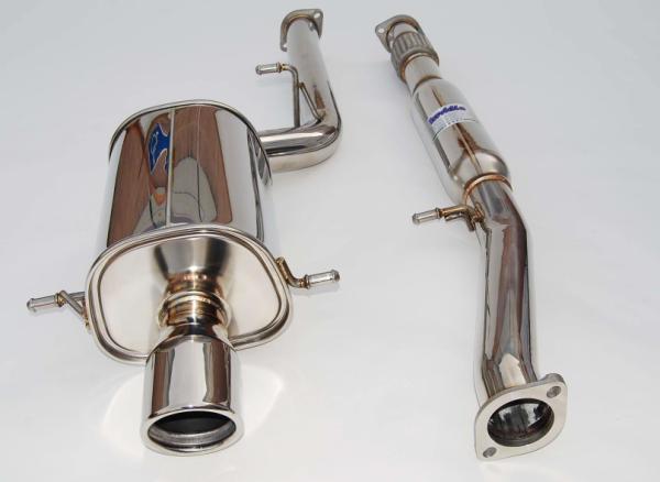 Invidia HS02SW1G3S 02-07 Subaru WRX/STI Q300 Rolled S.S.Tip Cat-back Exhaust