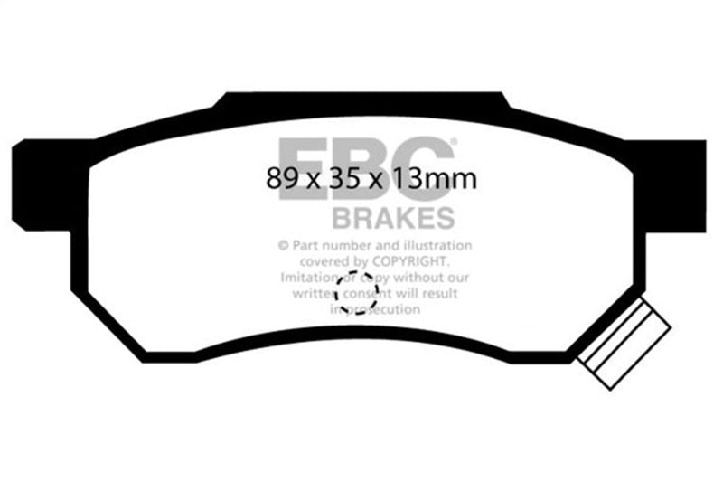 EBC 92-94 Acura Integra 1.7 Vtec Ultimax2 Rear Brake Pads UD374