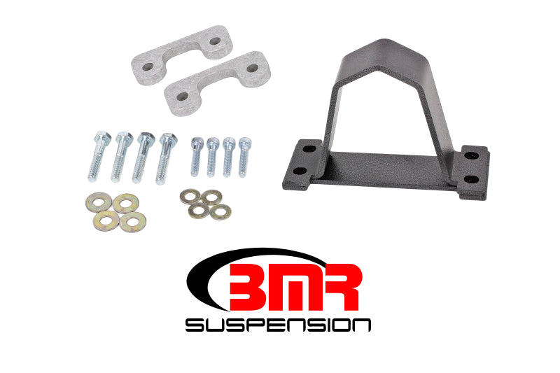 BMR 2016-2024 6th Gen Camaro Front Driveshaft Safety Loop - Black Hammertone