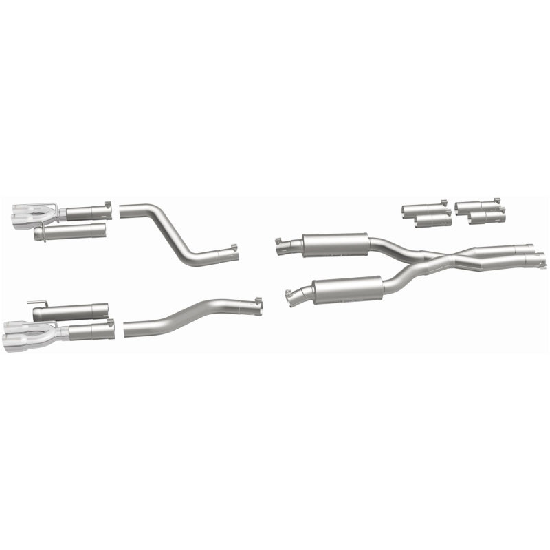 MagnaFlow 19367 2017+ Dodge Challenger 409 SS Polished 3in Quad Tips Cat-Back Exhaust - #19367