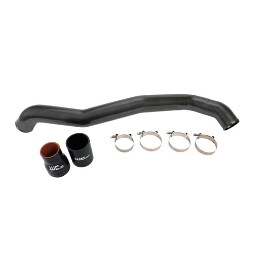 Wehrli Custom Fabrication WCF100353-GW Driver Side 3in Intercooler Pipe Gloss White for 2011-2016 Chevrolet Silverado / GMC Sierra 2500 HD / 3500 HD LML Duramax