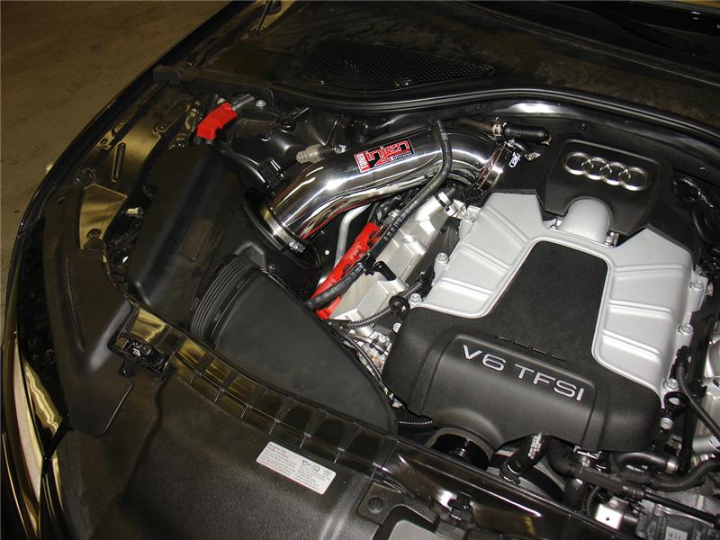 Injen 12-18 Audi A7 3.0L Supercharged Polished Short Ram Intake w/ MRI Tech & Air Horn - #SP3085P