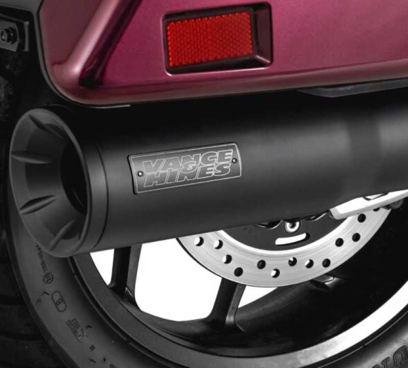 Vance & Hines 48421 Upsweep Slip-On Black for 2017-2024 Honda Rebel 500