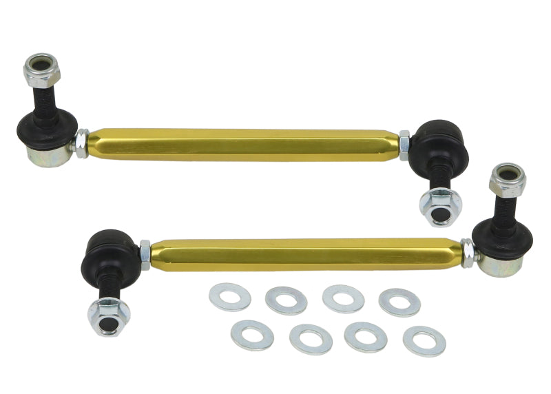 Whiteline KLC180-255 Universal Sway Bar Link Assembly Heavy Duty Adjustable Steel Ball