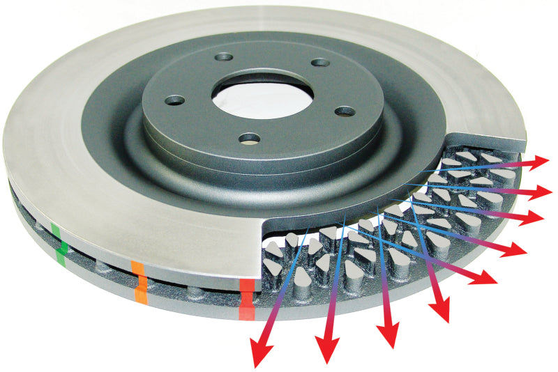 DBA 99-04 Land Rover Range Rover Rear 4000 Series Drilled & Slotted Rotor
