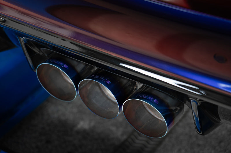 MBRP Civic Type R 3in Cat-Back Exhaust Triple Center Outlet w/ Burnt