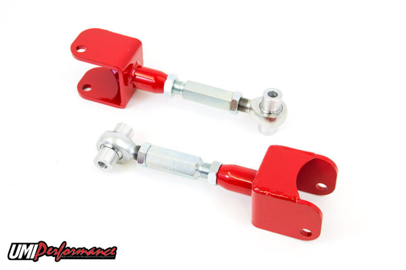 UMI Performance 301417-R Adjustable Upper and Lower Control Arm Kit Red