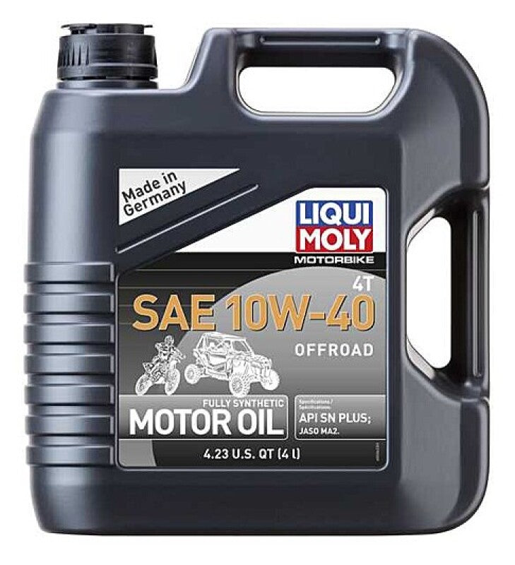 LIQUI MOLY 4L Motorbike 4T 10W-40 Offroad (20084) - Pack of 4