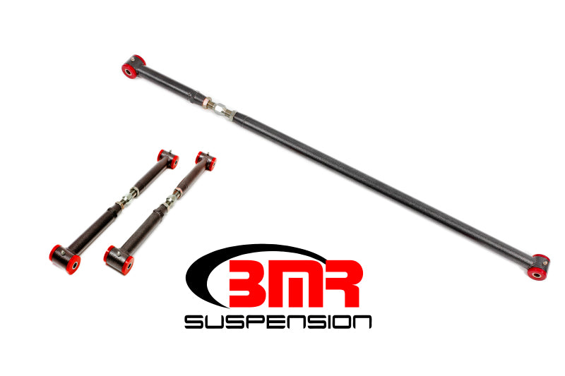BMR 1982-2002 3rd Gen F-Body On-Car Adj. Rear Suspension Kit (Polyurethane) - Black Hammertone