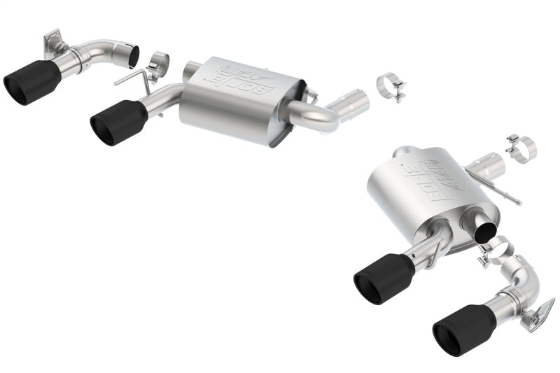 Borla 11925CB 2016 Chevy Camaro V8 SS AT/MT ATAK Rear Section Exhaust w/ Dual Mode Valves Ceramic Black - #11925CB