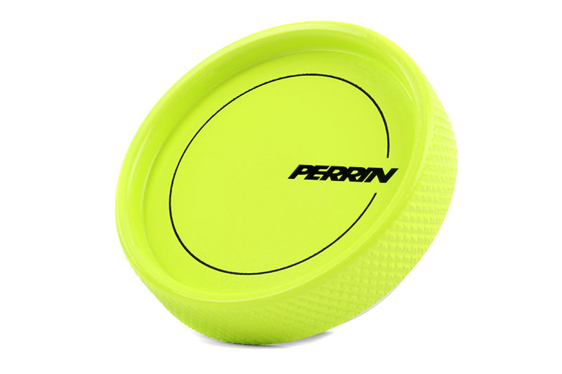 PERRIN 02-26 Subaru Impreza/WRX/STI & 13-26 Crosstrek/BRZ/FR-S/GR86/GR86 Oil Fill Cap - Neon Yellow