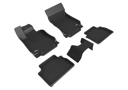 3D MAXpider Kagu Front & Rear Floor Mats for 2017-2024 Alfa Romeo Giulia