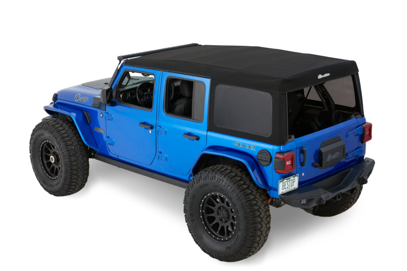 Bestop 18-26 for Jeep Wrangler JL 4-Door Supertop (Premium Black Twill)