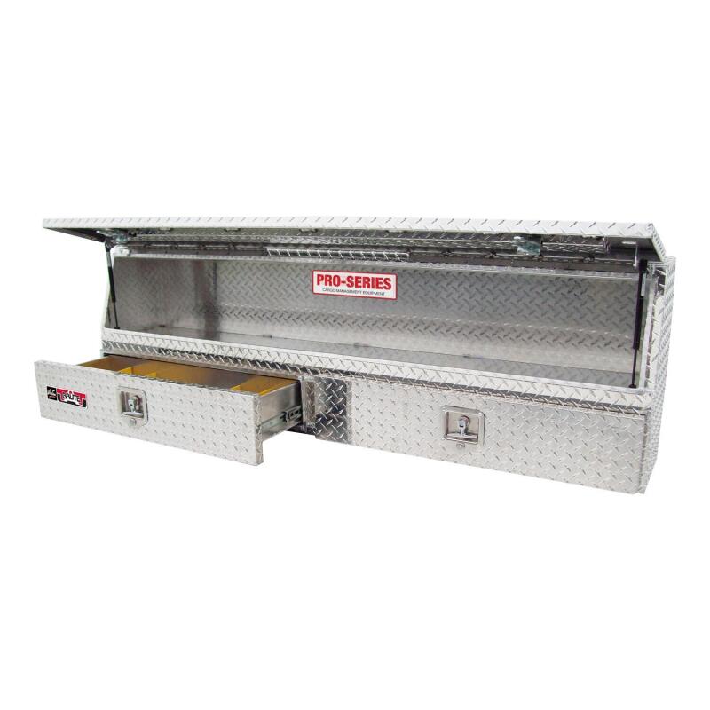 Westin 80-TBS200-96D-BD Brute Contractor TopSider 96in with Drawers & Doors Aluminum