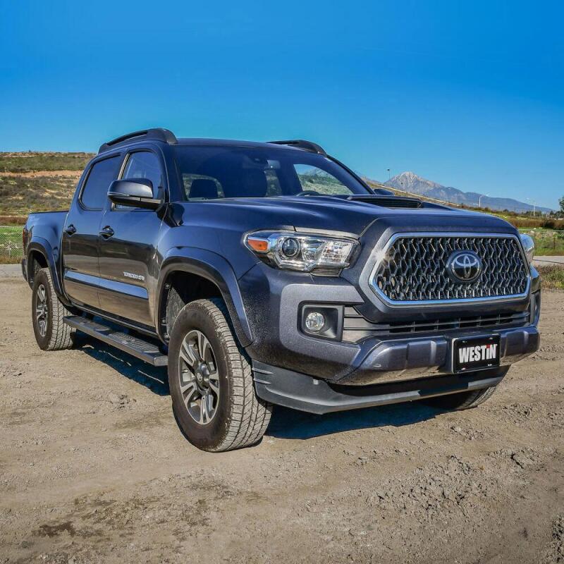 Westin 28-51135 R5 Nerf Step Bars for 2005-2023 Toyota Tacoma Double Cab Black