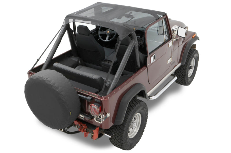 Bestop 76-86 Jeep Cj7 / 81-85 Scdodge Rambler Cj8 / 87-91 Wrangler YJ Traditional Bikini (Mesh)