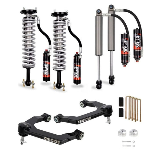Cognito Motorsports 210-P1299 3-Inch Elite Leveling Lift Kit with Fox 2.5 Performance Elite Shocks for 2019-2025 Chevrolet Silverado 1500