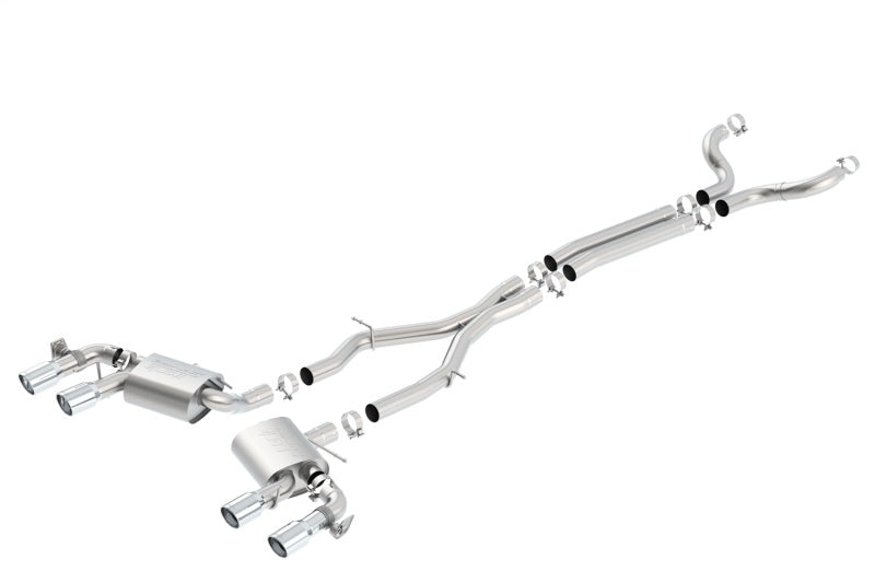 Borla 140726 2017+ Chevy Camaro ZL1 6.2L S-Type Catback Exhaust w/ Dual Split Rear Exit - #140726