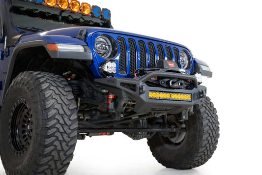 Addictive Desert Designs for 18-23 Jeep JL/JT Rock Fighter Front License Plate Mount