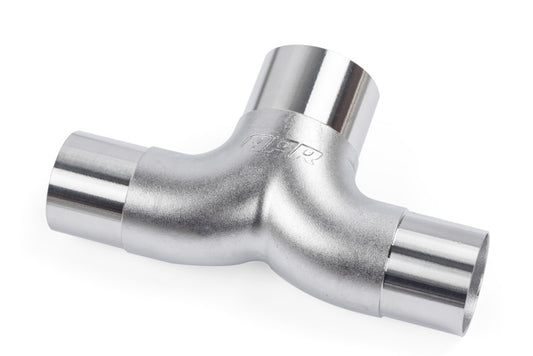 APR Cast T304 Stainless Steel T-Splitter - 76mm to Dual 63.5mm (3in to Dual 2.5in)