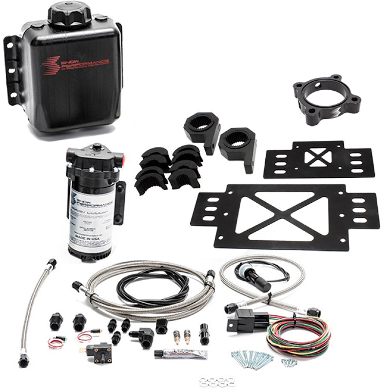 Snow Performance SNO-20020-BRD Stage 1 Boost Cooler RZR Turbo Water Methanol Injection Kit (SS Braided Line & 4AN)