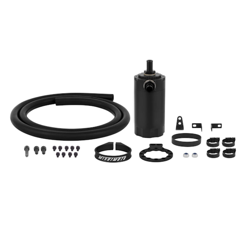 Mishimoto Universal Baffled Oil Catch Can - Black - #MMBCC-UNI-BK