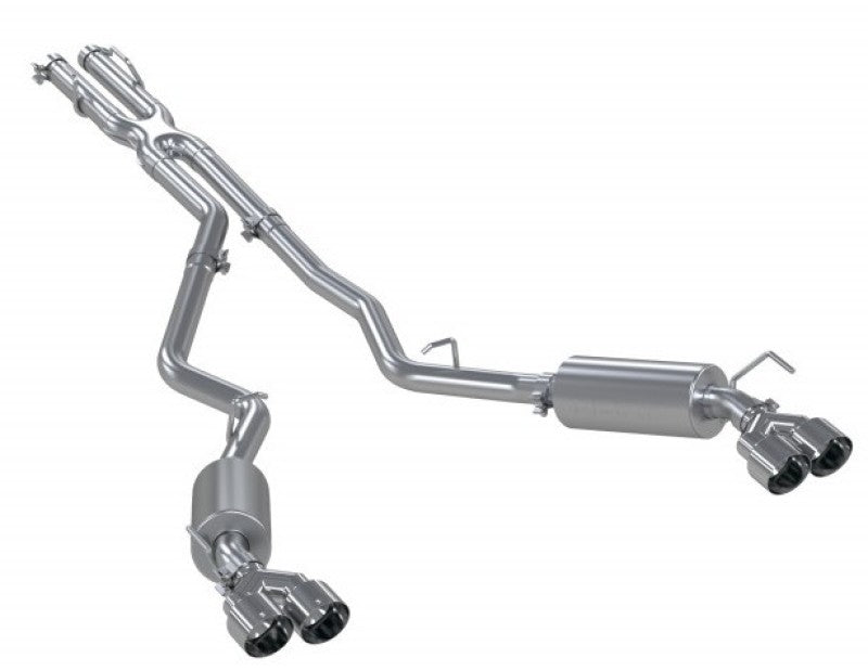 MBRP S5205AL Armor Lite Cat-Back Exhaust - 2.5-Inch Quad Rear Exit | Aluminized