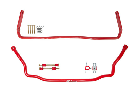 UMI Performance 403534-R Solid Front and Rear Sway Bar Red for 1964-1972 A-Body