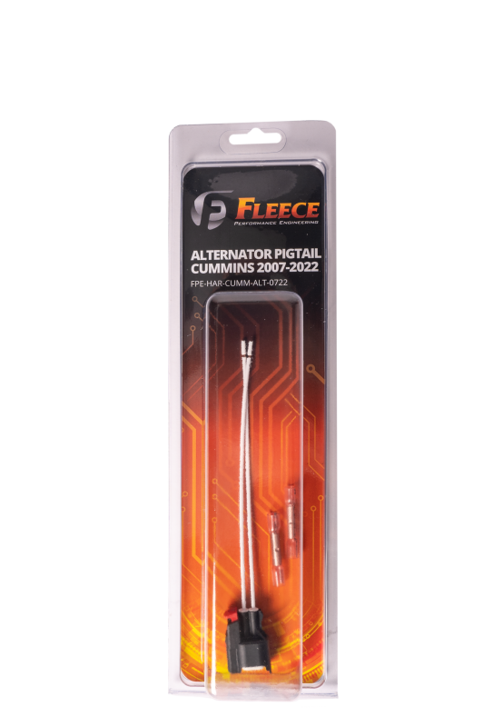 Fleece Performance FPE-HAR-CUMM-ALT-0722 for 07-22 Dodge 2500/3500 6.7L Cummins 6in Alternator Pigtail