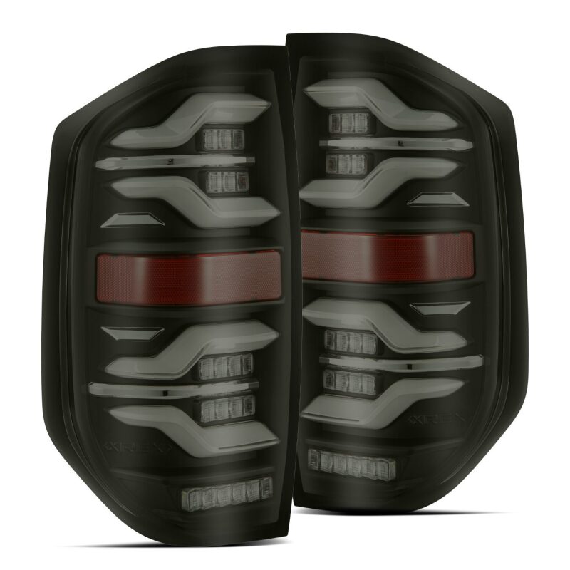 AlphaRex 672040 14-21 Toyota Tundra LUXX LED Taillights Black w/Activation Light/Sequential Signal