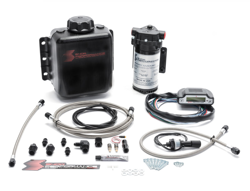 Snow Performance SNO-310-BRD Stg 3 BC EFI 2D MAP Prog WMI Kit SS Brd Line 4AN