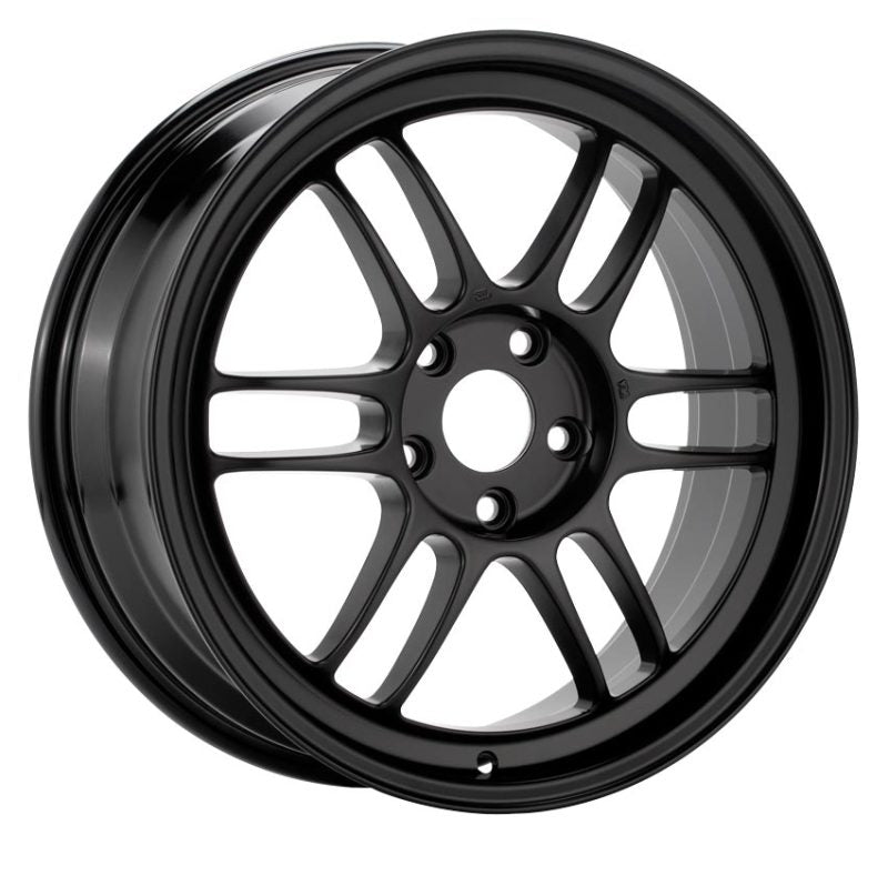 Enkei RPF1 16x7 4x100 43mm Offset 73mm Bore Black Wheel Miata 4-Lug / 2002-2006 Mini