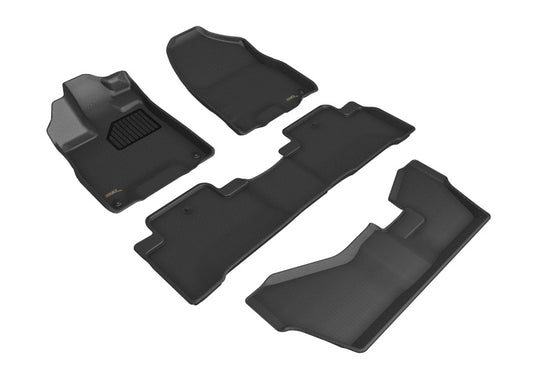 3D MAXpider Kagu Front & Rear Floor Mats for 2014-2020 Acura MDX