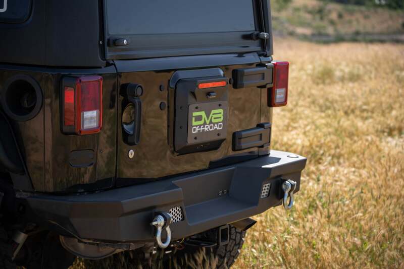 DV8 Offroad 07-18 Jeep Wrangler JK Spare Tire Delete - #TSJK-01