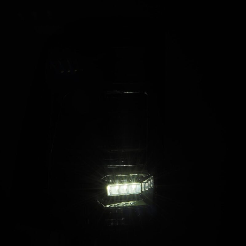 AlphaRex 640030 19-21 Dodge Ram 1500 Luxx-Series LED Tail Lights Alpha-Black w/Activation Light/Sequential Signal
