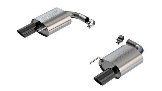 Borla 11986BC 2024-2025 Ford Mustang Eco Boost 2.3L S-Type Axle Back Exhaust w/ Black Chrome Tips - #11986BC