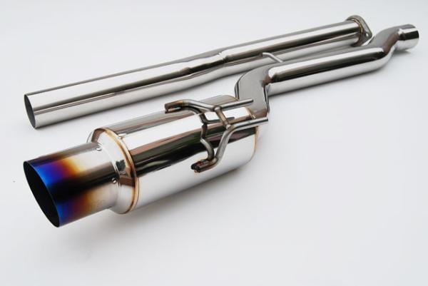 Invidia HS09MEXGRT 08-Up Mitsubishi EVO X Racing Single Titanium tip Cat-back Exhaust