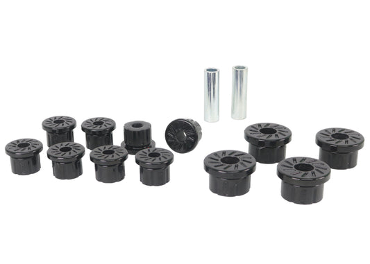 Whiteline W73475 Front Leaf Spring Eye and Shackle Bushings for 1986-1995 Suzuki Samurai