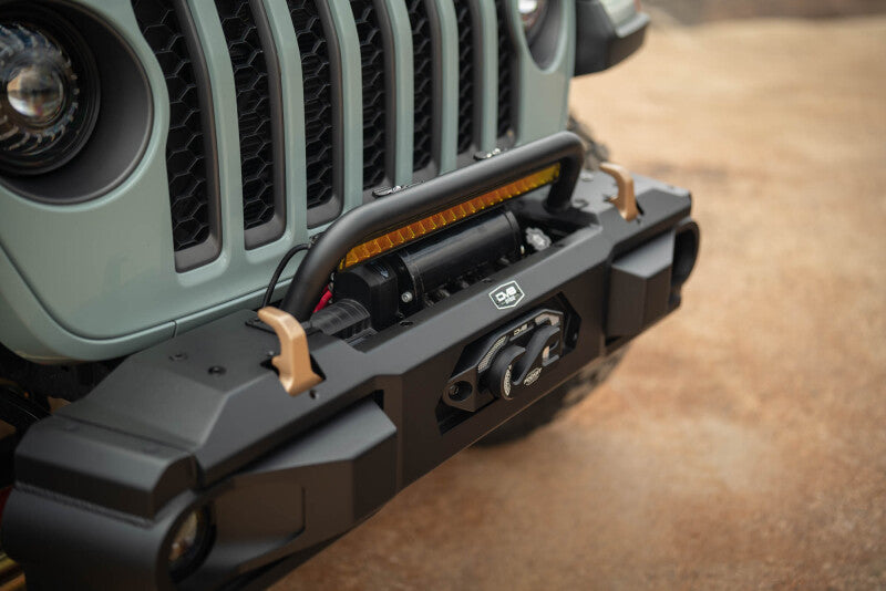 Dv8 18+ Jeep Wrangler JL / 20+ Jeep Gladiator JT OE Plus Front Bumper - #FBJL-13