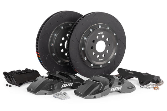 APR 22-26 Audi S3/22-24 VW GTI/Golf R 370x34mm 6-Piston Big Brake Kit (MQBEVO 355mm) - Front - Grey