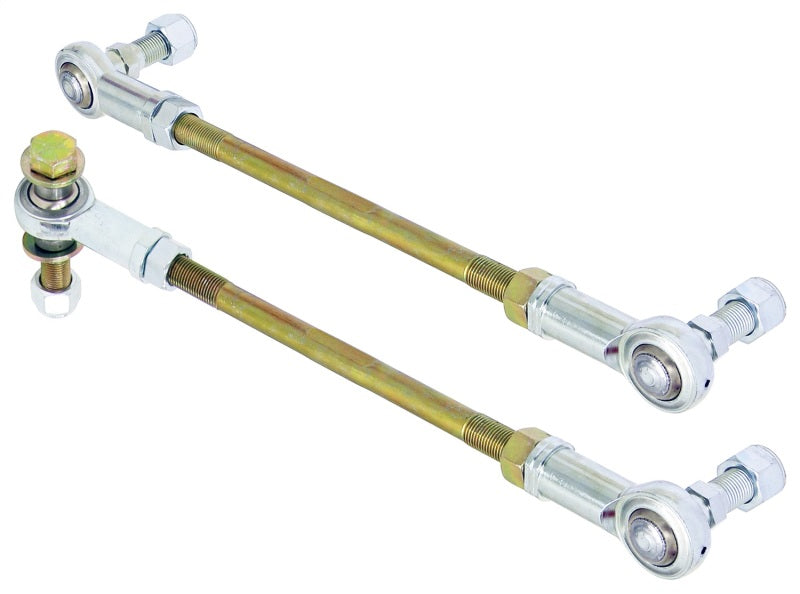 RockJock Sway Bar End Links - JL/JT Front (8 1/2in Rods, Heim Ends)