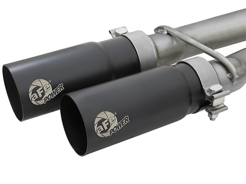 aFe POWER Rebel Series 2-1/2in 409 SS Cat Back Exhaust w/ Black Tips 16-17 Nissan Titan V8 5.6L - #49-46126-B