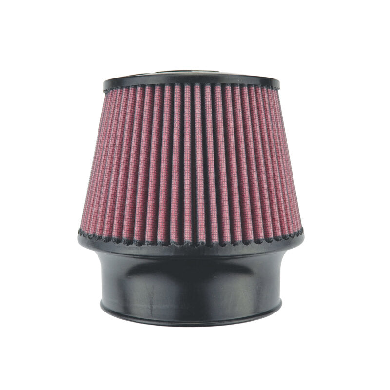 Injen High Performance Air Filter - 4.50 Black Filter 6.75 Base / 5 Tall / 5 Top - #X-1018-BR